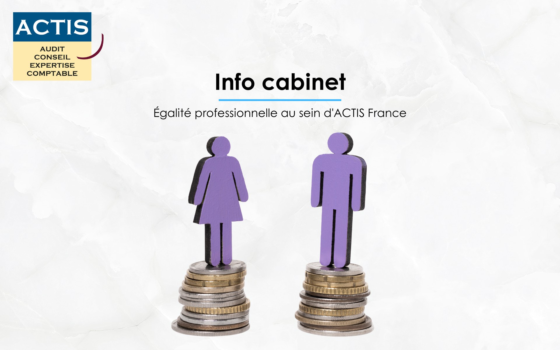 Découvrez le calcul de l'index destiné à mesurer l’écart salarial entre les femmes et les hommes d'ACTIS France